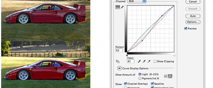 Photo retouching: image color correction tutorial